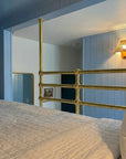 Solid Brass Bunk Bed Guard Rail Set – Custom Built-In Bed Railing