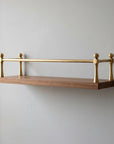 Brass Gallery Rail Kit – Unlacquered Shelf Guard Hardware