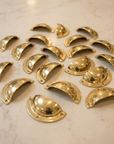 Brass Cast Drawer Pull Handle: Shell Furniture Handle