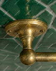 Unlacquered Brass Towel Rail: Wall Mounted Bathroom Towel Bar