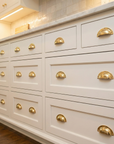 Brass Cast Drawer Pull Handle: Shell Furniture Handle