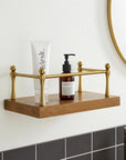 Brass Gallery Rail Kit – Unlacquered Shelf Guard Hardware