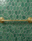 Unlacquered Brass Towel Rail: Wall Mounted Bathroom Towel Bar