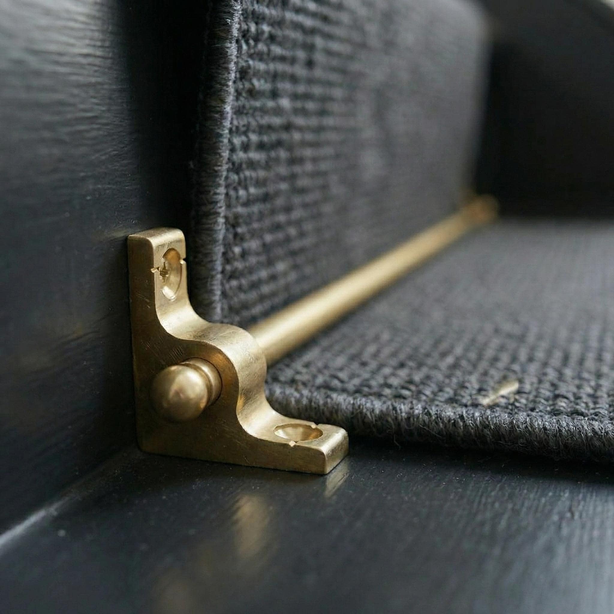 Unlacquered Brass Stair Rods: Vintage Style Runner Rod, Staircase Hardware